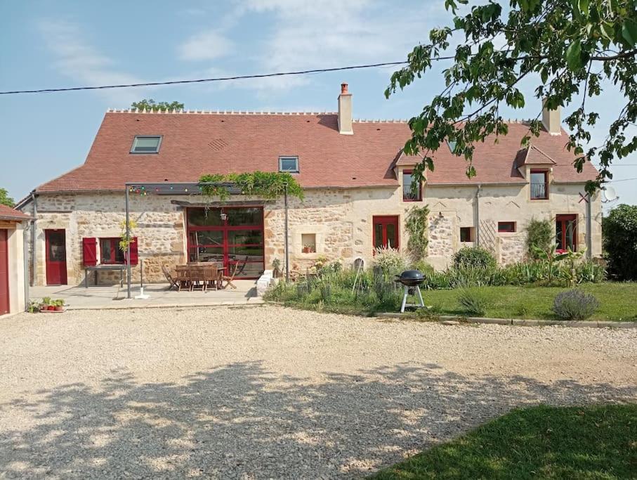 Longere Berrichonne, Calme Absolu, 13 Personnes Villa Saint-Pierre-les-Etieux Exterior photo